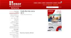 Desktop Screenshot of belianorte.cenor.es
